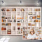 Heevnttiy 7x5ft White Bookshelf Backdrop Modern Office Zoom Video Conference Photography Background Bookcase