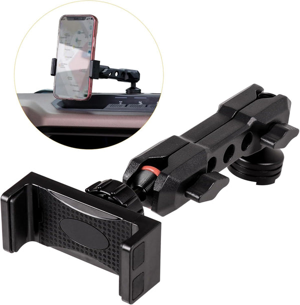 Dashboard Phone Holder Mount for Ford Bronco 2021-2024, 360° Adjustable Car Accessories for 2 Door 4 Door