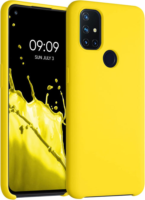 kwmobile Case Compatible with OnePlus Nord N10 5G - TPU Silicone Phone Cover with Soft Finish - Radiant Yellow