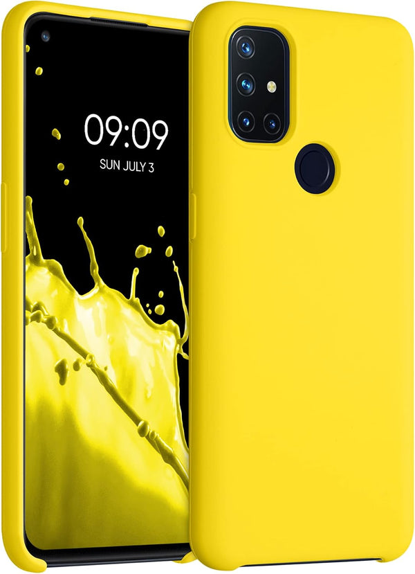 kwmobile Case Compatible with OnePlus Nord N10 5G - TPU Silicone Phone Cover with Soft Finish - Radiant Yellow
