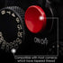 (2 Pack/Red) Soft Shutter Release Button High-end Concave Camera Shutter Button