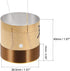 uxcell 2pcs 38.5mm Woofer Voice Coil, 1.5" Round Copper Wire Bass Speaker Replacement