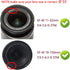 D3500 Lens Cap (55mm) for Nikon D3500 D7500 with AF-P 18-55mm Lens, Compatible with Sony FE 28-70mm Lens