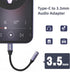 2Park USB Type C to 3.5mm Headphone Jack Adapter, USB C to Audio AUX Cable Dongle for iPhone 15 Series, Pixel, Samsung