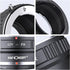 K&F CONCEPT X-Pro1 Lens Mount Adapter Compatible with Contax/Yashica (Also Know as c/y) Lens to Fujifilm Mirrorless