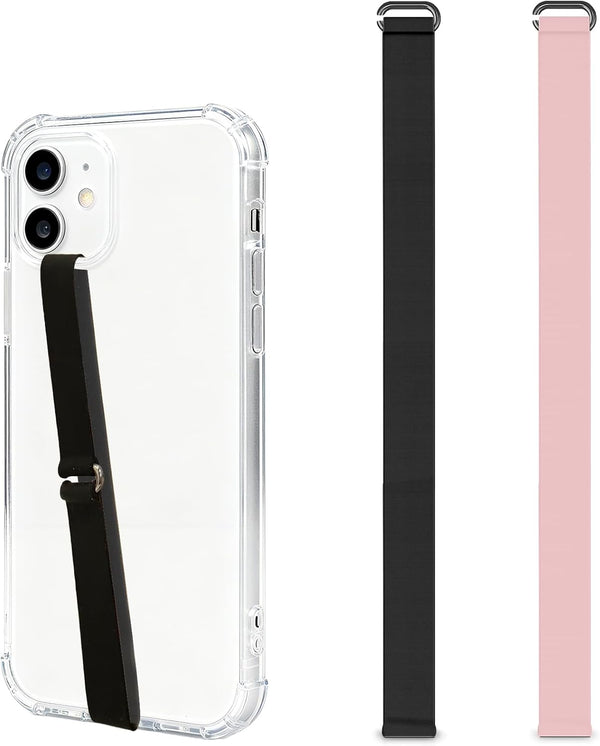 Brvlsoc C-Shaped Silicone Clip Finger Phone Grip Strap Reusable Stretchy Loop Holder for