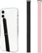 Brvlsoc C-Shaped Silicone Clip Finger Phone Grip Strap Reusable Stretchy Loop Holder for