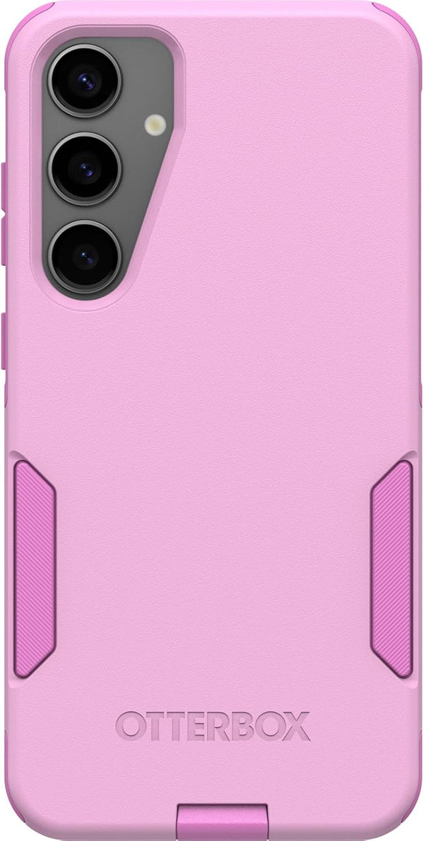 OtterBox Samsung Galaxy S24+ Commuter Series Case - Run Wildflower (Pink), Slim &