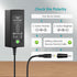 45W Universal DC Power Supply, 15V 13.5V 12V 9V 7.5V 6V 5V Switching AC Adapter for LED Strip Lights, Baby Monitors