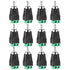 RCA Plugs for Speaker Wire, Phono RCA Male Plug Solderless Converter, 12 Pack