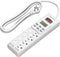 DEWENWILS 8 Outlet Power Strip with Timer (4 Timed/4 Always On), Indoor Digital