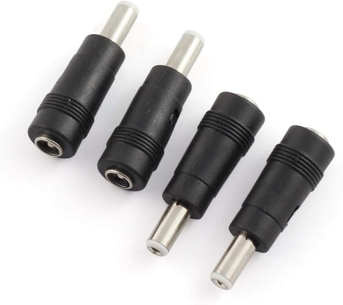 ZYAMY 10pcs DC Power Adapter, 5.5x2.1mm Female Jack to 5.5x2.5mm Male Plug Electrical Socket Converter