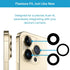 MEEFIX (2-Pack) 14 Pro/14 Rear Camera Lens Replacement for iPhone Pro Max with Pre-Installed and Extra Adhesive