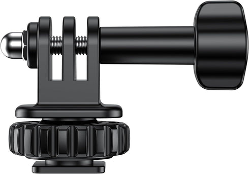 Hot Shoe Mount Adapter for GoPro Hero 10/9/8/7/6/5, DJI Osmo Action, AKASO Brave 8/7/6 for Tripod Selfie Stick Monopod
