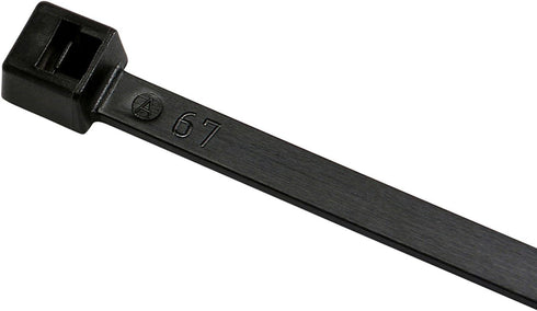Cable Ties, 4" Black, 18lb, 100 Pcs