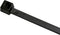 Cable Ties, 4" Black, 18lb, 100 Pcs