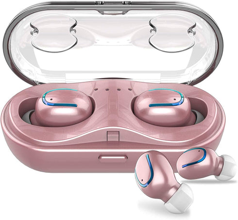 True Wireless Earbuds for Small Ears, Bluetooth Headphones, 48h Playtime, IPX7 Waterproof Sport Headphones in-Ear, with