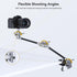 UTEBIT 22" 1/4" Magic Arm w Clamp Mount, Desk Camera Mount Articulating Friction Boom w Arm Thread Adapter, Overhead