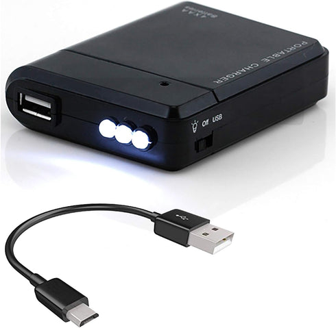 Success4Sport Portable AA Battery Travel Charger for Samsung Genuine and Emergency Re-Charger with