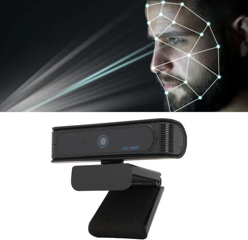 Zopsc 4K 1080p 10 11 Webcam for PC, IR Recognition Camera with Full HD Wide Angle Lens, HD Video Conferencing Camera