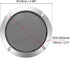 uxcell 4pcs 4" Speaker Grill Mesh Decorative Circle Woofer Guard Protector Cover Accessories Silver
