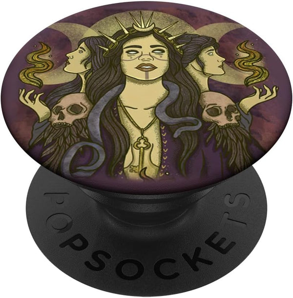 Cute Wicca Witchcraft Pagan Design - Witches Goddess PopSockets Standard PopGrip