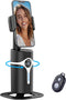 WUOAUM Auto Face Tracking Tripod, 360 Rotating Phone Stand with AI Gesture Control