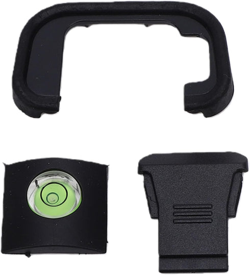 Viewfinder Eyecup, Portable Eyepiece Eye Cup with Hot Shoe Cover and Level,