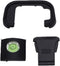 Viewfinder Eyecup, Portable Eyepiece Eye Cup with Hot Shoe Cover and Level,