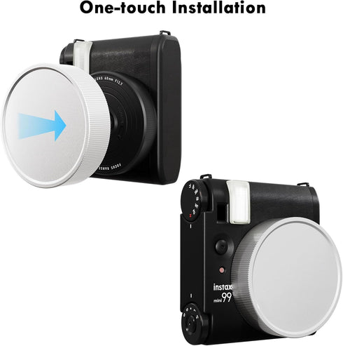 Rieibi Lens Cap for Fujifilm Instax Mini99, Anti-Loss Rope, Anti-Scratches Aluminum Mini99 Lens Cover