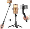 ORICO Aluminum Portable Selfie Stick Tripod, 35'' Mini Tripod for iPhone, Extendable Stand