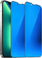 2 PCS Anti-Blue Privacy Tempered Glass Screen Protector for iPhone 14 Plus/iPhone 13 Pro Max, 6.7 inch Anti-Scratch