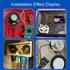 Fielect 1Pcs 8Ohm 20W External Magnet Speaker Loudspeaker, 78mm Dia