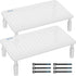 BONTEC Monitor Stand 2 Pack Height Adjustable Metal Riser with Pen Holder,