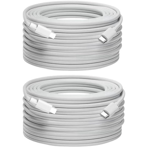 C to C Cable Fast Charging, 15 ft USB C Cable (2 Pack), 60W(3A) 480Mbps Compatible with iPhone 15/15 Pro/15 Plus/15 Pro