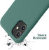 OTOFLY for iPhone 11 Case, Slim Shockproof Protective Cover, Anti-Fingerprint, Anti-Scratch, Pine Green