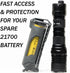 Thyrm CellVault-21 Waterproof Rechargeable Battery Storage Case for 21700 Batteries for Premium Tactical Flashlights,