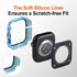 SDOCEBF 3 1 11/10 46mm in for Apple Watch Screen Protector Series Accessories, Ultra Thin Lightweight Aluminum Case
