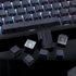 Tsungup Custom Keycaps, PBT Side Printed Keycap Set, 135 Keys Contour Line Keycaps for Cherry MX Switches, Black
