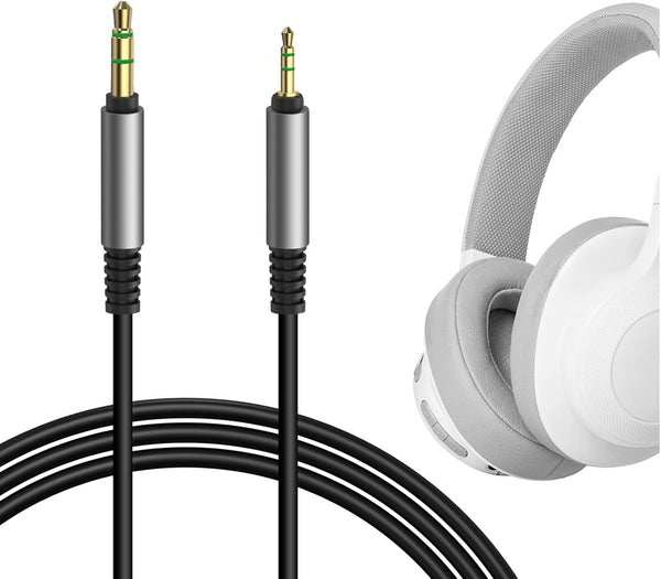 Geekria Audio Cable Compatible with JBL Tune 770NC 760NC 750BTNC 720BT 710BT 700BT 660NC, 2.5mm to 3.5mm Replacement