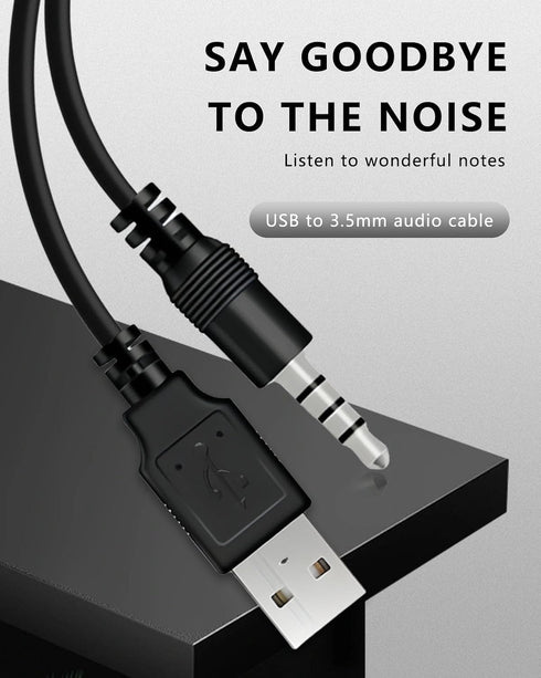 Duoxiate 3.5mm 2.0 3.3ft 2.0, MP3, Jack Charge Cable Male AUX Audio Jack to USB Charge Data Cable Cord Audio Car Stereo