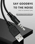 Duoxiate 3.5mm 2.0 3.3ft 2.0, MP3, Jack Charge Cable Male AUX Audio Jack to USB Charge Data Cable Cord Audio Car Stereo