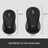 Logitech Signature M550 L Full Size Wireless Mouse, Silent Clicks, Bluetooth, Multi-Device Compatibility, Black