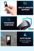 JUSTSTONE 128GB MP3 Digital Voice Recorder with Playback, Ai Noise Reduction, Voice Activated Recording, Password