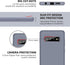 Abitku Compatible with Galaxy S10 Case, Liquid Silicone Microfiber Cloth Lining Full Body Cover with Screen & Camera