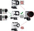 Fotodiox Pro WonderPana Go H3+ and HERO4 Filter Adapter for GoPro HERO3+ and HERO4 Skeleton Housing Case