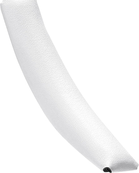 Geekria Protein Leather Headband Pad Compatible with JBL Tune 700BT, TUNE700BT, Tune 700 BT, Headphones Replacement Band, Headset Head Top Cushion Cover Repair Part (White)