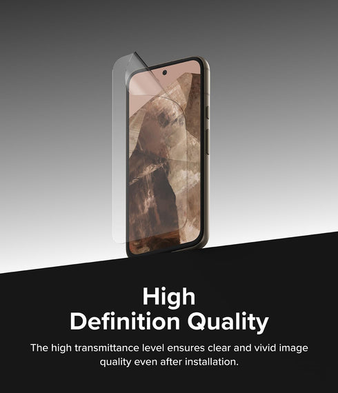 Ringke Dual Easy Film, 4-Layer Protection, Compatible with Google Pixel 8a Screen Protector, 2 Pack