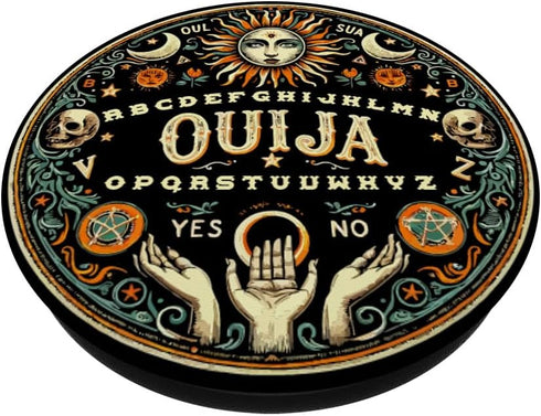 Ouija Board Paranormal Spirit Board Occult Halloween PopSockets Standard PopGrip