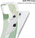 DEFBSC Cute Slim TPU Cover Designed for iPhone 13 Pro Max Case, Soft Shaped Art Design with Built-in Bumper (Green)